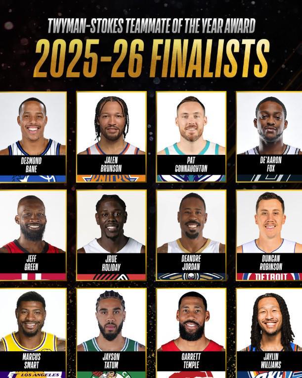 九游游戏中心-25-26NBA最佳队友候选:布伦森、塔图姆领衔,斯马特在列